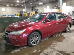 Salvage cars for sale at Blaine, MN auction: 2016 Toyota Camry LE