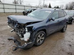 Jeep salvage cars for sale: 2021 Jeep Cherokee Limited