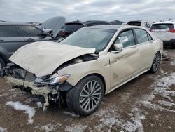 Salvage cars for sale at Elgin, IL auction: 2018 Lincoln Continental Select