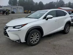 Salvage cars for sale at Mendon, MA auction: 2017 Lexus NX 200T Base