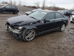 Salvage cars for sale at Montreal Est, QC auction: 2014 Mercedes-Benz C 300 4matic