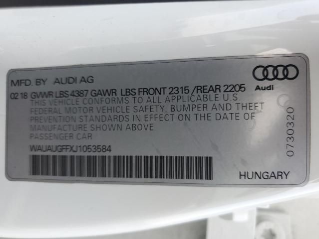 2018 Audi A3 Premium