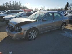 Salvage cars for sale at Bowmanville, ON auction: 2002 Nissan Maxima GLE