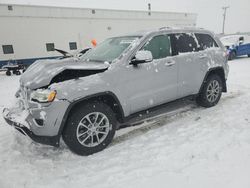 Salvage cars for sale at Farr West, UT auction: 2016 Jeep Grand Cherokee Limited