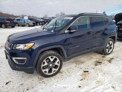 Salvage cars for sale from Copart West Warren, MA: 2018 Jeep Compass Limited