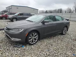 Chrysler Vehiculos salvage en venta: 2015 Chrysler 200 C