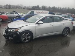 Salvage cars for sale at Exeter, RI auction: 2022 Nissan Sentra SV