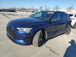 Salvage cars for sale at Bridgeton, MO auction: 2022 Audi E-TRON Premium Plus