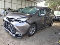 2021 Toyota Sienna XLE en venta en Midway, FL