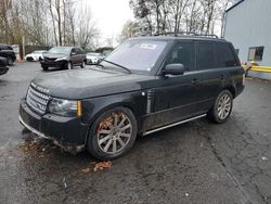 Land Rover Range Rover salvage cars for sale: 2012 Land Rover Range Rover HSE Luxury