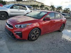 Salvage cars for sale from Copart Opa Locka, FL: 2019 KIA Forte FE