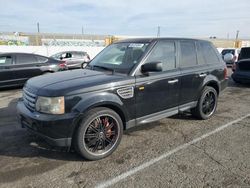 Land Rover salvage cars for sale: 2007 Land Rover Range Rover Sport Supercharged