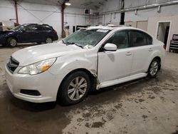 Salvage cars for sale at Center Rutland, VT auction: 2011 Subaru Legacy 2.5I Premium