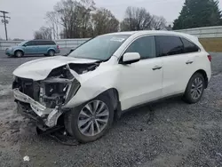 Acura salvage cars for sale: 2016 Acura MDX Technology