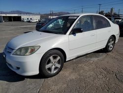 Salvage cars for sale at Sun Valley, CA auction: 2005 Honda Civic LX