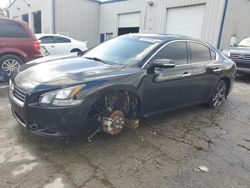 Salvage cars for sale at Savannah, GA auction: 2014 Nissan Maxima S