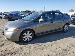 Salvage cars for sale at Sacramento, CA auction: 2007 Honda Civic LX