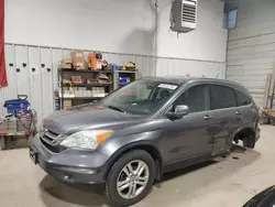 Salvage cars for sale at Des Moines, IA auction: 2011 Honda CR-V EXL