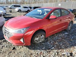 Hyundai salvage cars for sale: 2020 Hyundai Elantra SEL