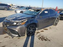 Salvage cars for sale at Grand Prairie, TX auction: 2021 Toyota Camry SE