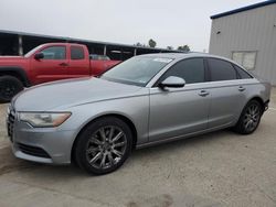 Salvage cars for sale from Copart Fresno, CA: 2015 Audi A6 Premium Plus