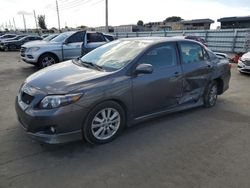 Toyota salvage cars for sale: 2010 Toyota Corolla Base