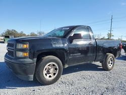 Salvage cars for sale at Riverview, FL auction: 2014 Chevrolet Silverado C1500