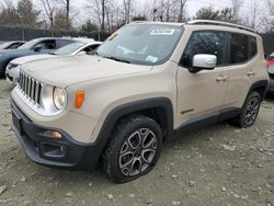 Jeep Renegade Vehiculos salvage en venta: 2015 Jeep Renegade Limited