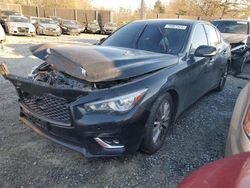 Infiniti salvage cars for sale: 2021 Infiniti Q50 Luxe