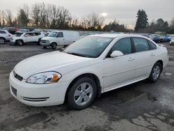 Chevrolet salvage cars for sale: 2009 Chevrolet Impala 1LT