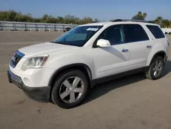 Salvage cars for sale from Copart Fresno, CA: 2012 GMC Acadia SLT-1