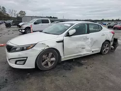 Salvage cars for sale at Harleyville, SC auction: 2015 KIA Optima LX