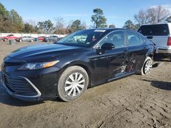 Salvage cars for sale at Hampton, VA auction: 2022 Toyota Camry LE