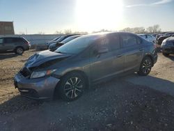 Honda Civic salvage cars for sale: 2013 Honda Civic EX