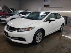 Salvage cars for sale at Elgin, IL auction: 2015 Honda Civic LX