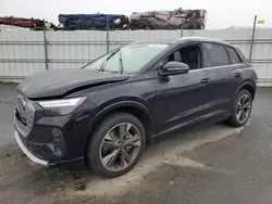 Salvage cars for sale at Antelope, CA auction: 2022 Audi Q4 E-TRON Premium Plus