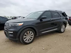 Salvage cars for sale at San Antonio, TX auction: 2020 Ford Explorer Limited