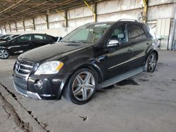 Mercedes-Benz salvage cars for sale: 2009 Mercedes-Benz ML 63 AMG