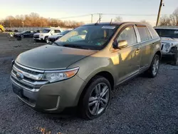 Salvage cars for sale at Hillsborough, NJ auction: 2013 Ford Edge Limited