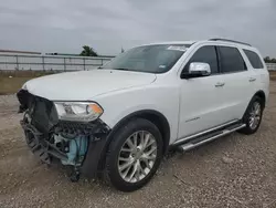 Salvage cars for sale at Houston, TX auction: 2015 Dodge Durango Citadel