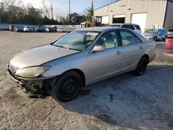 Salvage cars for sale at Savannah, GA auction: 2005 Toyota Camry LE