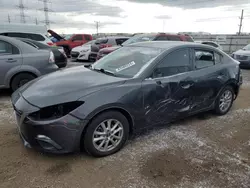 Salvage cars for sale at Elgin, IL auction: 2016 Mazda 3 Sport