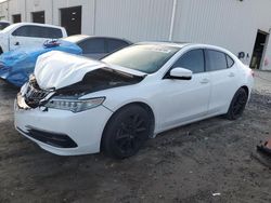 Salvage cars for sale at Jacksonville, FL auction: 2017 Acura TLX Tech