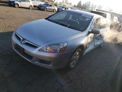 Honda salvage cars for sale: 2006 Honda Accord SE