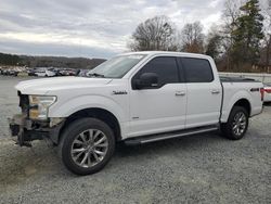 Salvage cars for sale from Copart Concord, NC: 2017 Ford F150 Supercrew