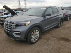 Salvage cars for sale at Elgin, IL auction: 2022 Ford Explorer Limited