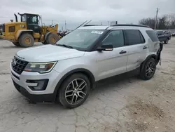 Salvage cars for sale at Oklahoma City, OK auction: 2017 Ford Explorer Sport