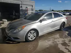 Salvage cars for sale at West Palm Beach, FL auction: 2012 Hyundai Sonata GLS