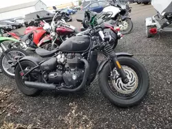 Salvage cars for sale from Copart China: 2019 Triumph Bonneville Bobber Black