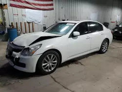 Vehiculos salvage en venta de Copart Franklin, WI: 2007 Infiniti G35